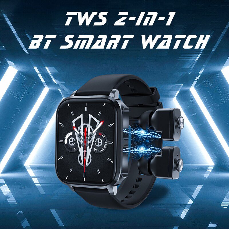 T22 2023 Smart Watch TWS Earbuds 2 In 1
